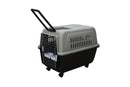 Large Plastic Kennels Pet Carrier Dog Cat Cage Crate With Handle and Wheel