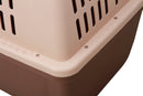 Large Plastic Kennels Pet Carrier Dog Cat Cage Crate With Handle and Wheel