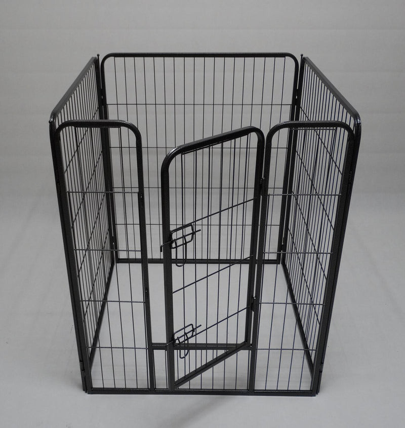 4 Panels 100 cm Heavy Duty Pet Dog Cat Puppy Rabbit Exercise Playpen Fence Extension