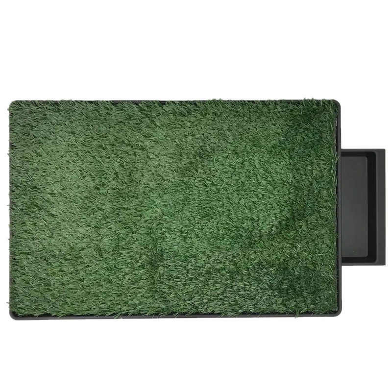 XL Indoor Dog Puppy Toilet Grass Potty Training Mat Loo Pad pad with 2 grass
