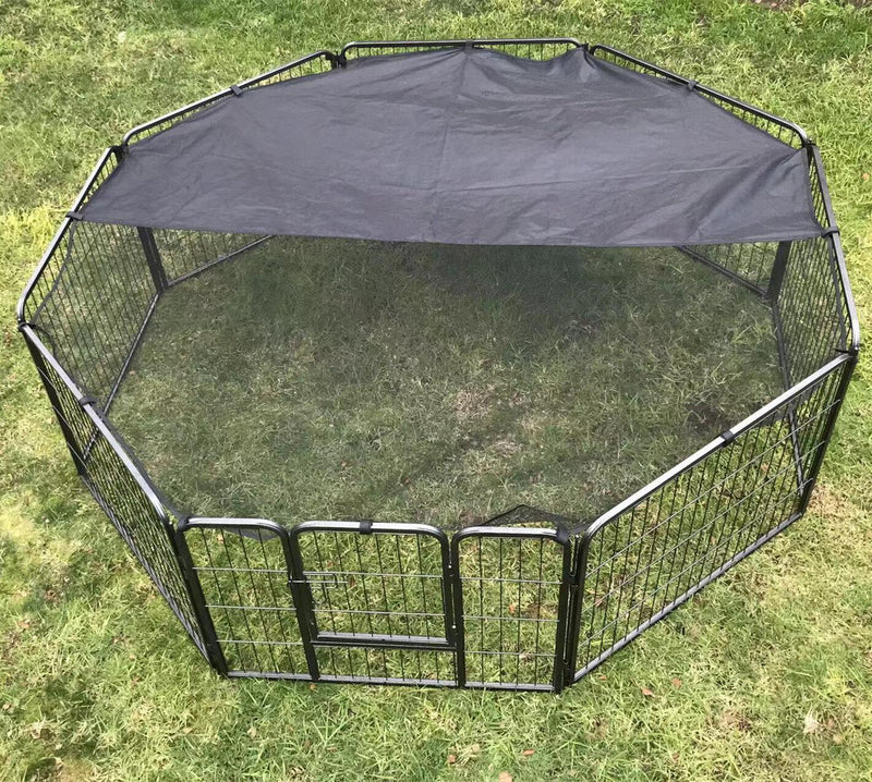 8-Panel Pet Dog Puppy Exercise Pen Enclosure Playpen Cover