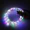 Small 40CM LED Dog Collar USB Rechargeable Night Glow Flashing Light Up Safety Pet Collars
