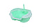 Small Portable Cat Kitten Rabbit Toilet Litter Box Tray with Scoop Green
