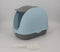 Portable Hooded Cat Toilet Litter Box Tray House with Handle and Scoop Blue