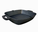 26 cm Barbecue  Cast Iron Fry Grill Pan Pre-Seasoned Oven Safe Grill Frypan