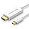 UGreen TypeC to HDMI 1.5M Cable White 30841