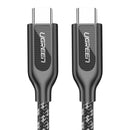 UGREEN Type C Male to Type C Male 3A Zinc alloy Data cable 1.5M (50225)