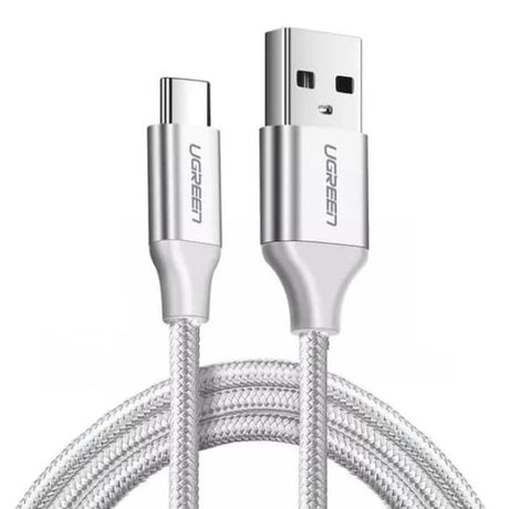 UGREEN 60121 USB 2.0 Type-A to Type-C Male Nickel Plated Cable 1M (White)