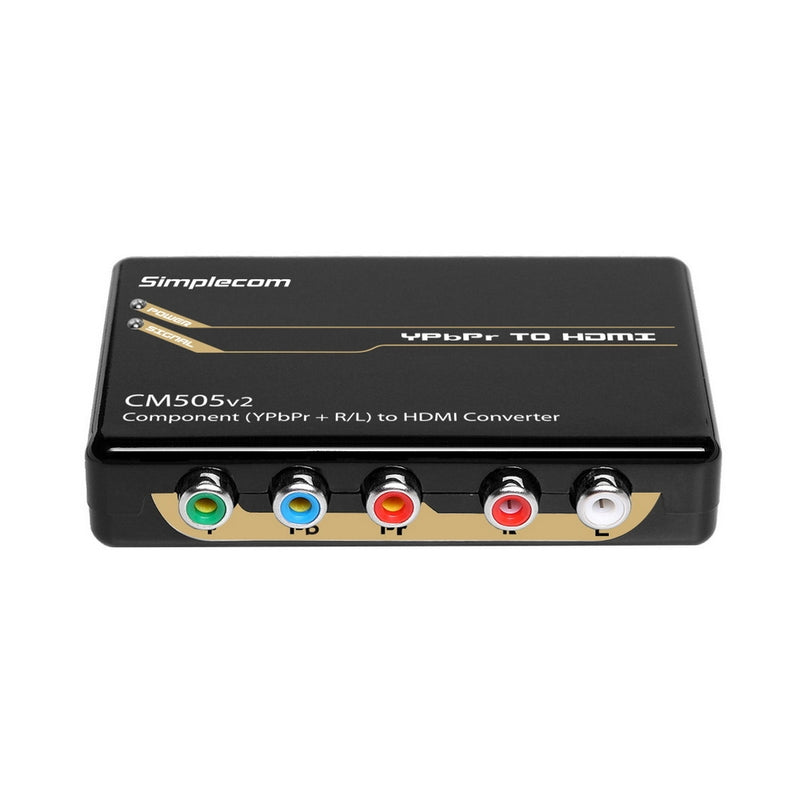 Simplecom CM505v2 Component (YPbPr + Stereo R/L) to HDMI Converter Full HD 1080p