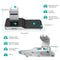 CHOETECH T316 4-in-1 Wireless Charging Station for iPhone/Apple Watch/iPod and all Qi Wireless Cell phones
