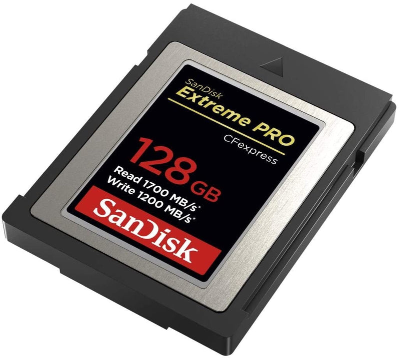 SanDisk 128GB Extreme PRO CFexpress Card Type B - SDCFE-128G-GN4NN READ 1700 MB/S WRITE 1200MB/S