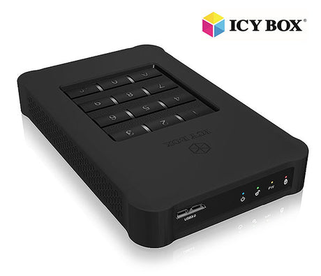 ICY BOX USB 3.0 Keypad encrypted enclosure for 2.5 SATA SSD/HDD (IB-289U3)