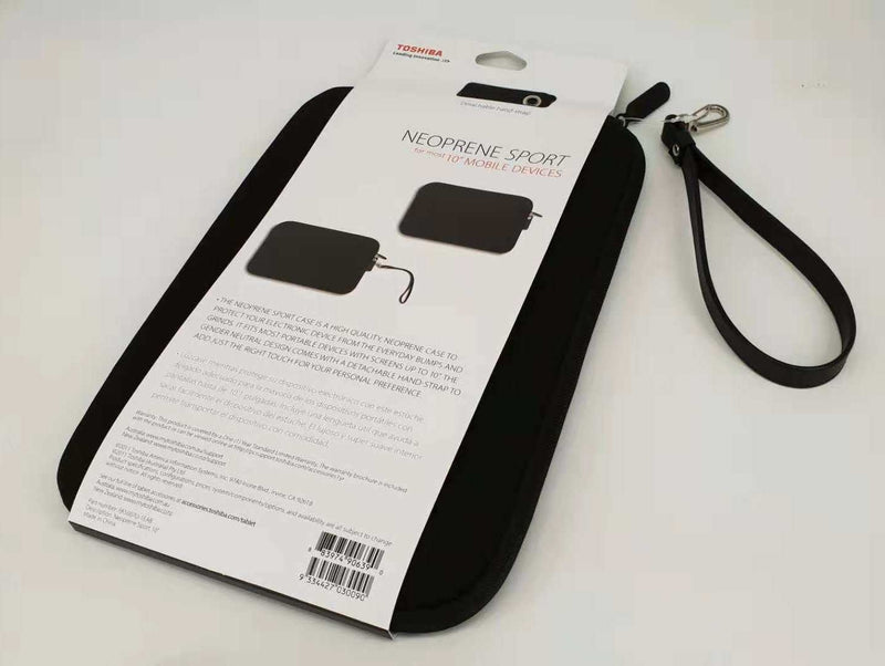 TOSHIBA NEOPRENE SPORT Black Case for 10 Tablet"