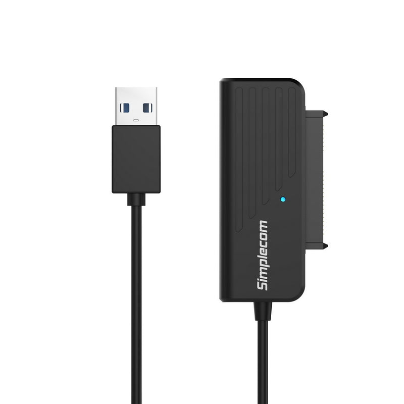 Simplecom SA205 Compact USB 3.0 to SATA Adapter Cable Converter for 2.5 SSD/HDD"