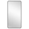 Black Metal Rectangle Mirror - X-Large 100cm x 200cm