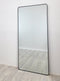 Black Metal Rectangle Mirror - X-Large 100cm x 200cm