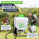 Garden Greens Pressure Sprayer Backpack Design Comfortable Compact 15 Litre