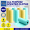Xtra Kleen 1800PCE Scented All Purpose Washcloth Rolls Non Abrasive 20 x 20cm