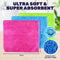 Xtra Kleen 144PCE Microfibre Fluffy Cloth Lint Free Super Absorbent 30 x 30cm