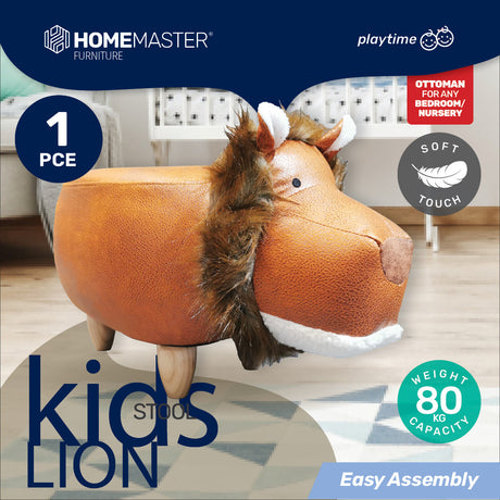 Home Master Kids Animal Stool Lion Character Premium Quality & Style