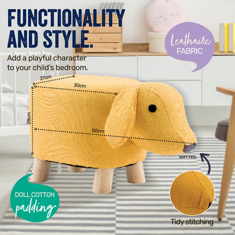 Home Master Kids Animal Stool Cute Dog Character Premium Quality & Style