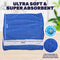 Xtra Kleen 72PCE Microfibre Bathroom Cloths Lint Free Absorbent 30 x 38cm