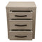 Foxglove Bedside Tables 3 Drawers Storage Cabinet Shelf Side End Table - White