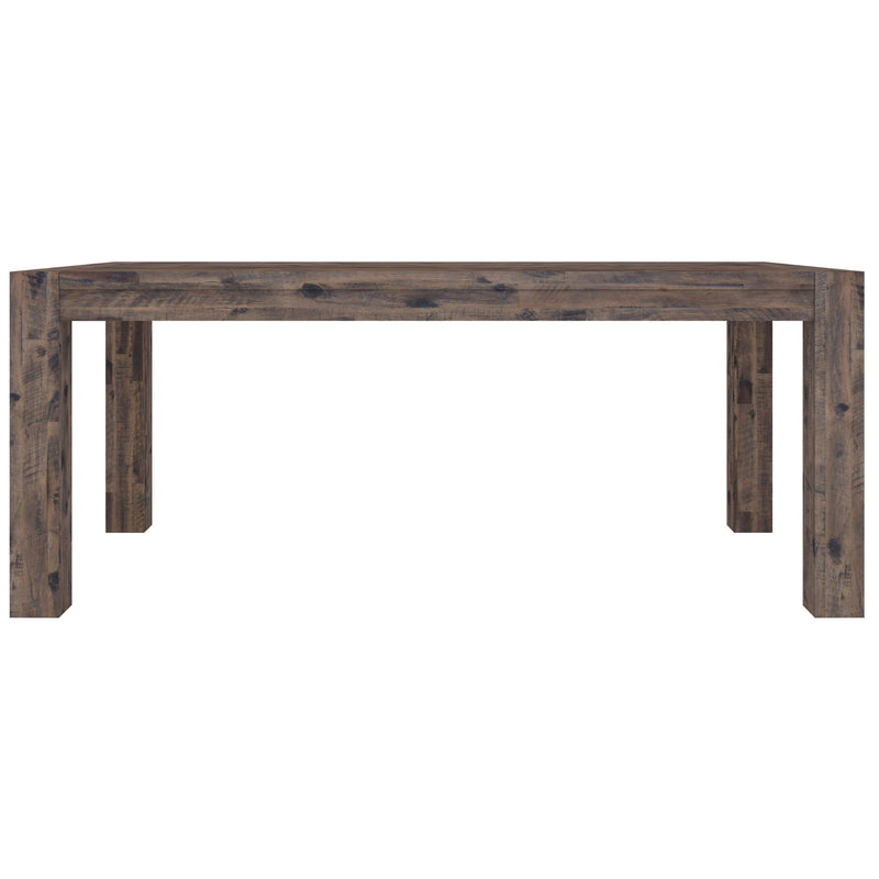 Catmint Dining Table 180cm 6 Seater Solid Acacia Timber Wood - Stone Grey