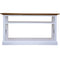 Beechworth Console Hallway Entry Table 140cm Solid Pine Wood Hampton - Grey