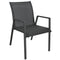 Iberia 8pc Set Aluminium Outdoor Dining Table Chair Charcoal