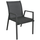 Iberia 13pc 230-345cm Aluminium Outdoor Extensible Dining Table Chair Charcoal