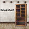 Birdsville Bookshelf Bookcase Display Unit Solid Mt Ash Timber Wood - Brown