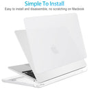 15 inch Air 2023 MacBook Air Matte Case  A2941 M2 Chip Hard Shell Case Keyboard Cover White