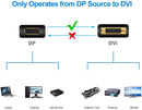 6ft 1.8M Display Port DP To Dual Link DVI-D 24+1 Pin Male Gold Connection Cable