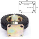 8 Inch Fixed Castor Caster Pneumatic Tyres Tyre  Wheel Trolley Cart Wheelbarrow