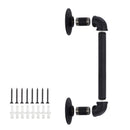 2Pcs Sliding Barn Door Handle 14 inch 36cm Industrial Pipe Door Pull Handle, Grab Bar, Towel Bar