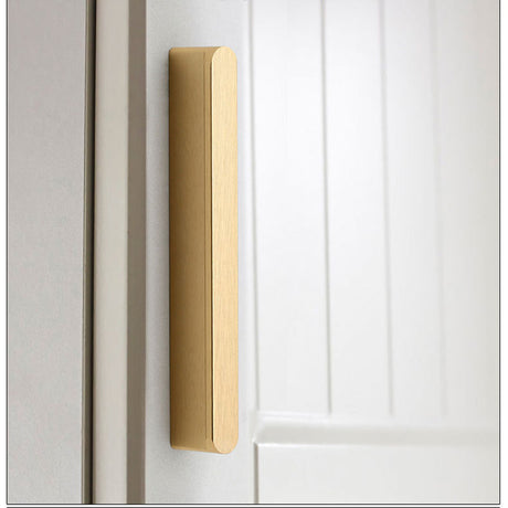 Solid Zinc Furniture Kitchen Bathroom Cabinet Handles Drawer Bar Handle Pull Knob Gold 128mm
