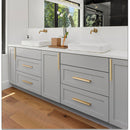 Solid Zinc Furniture Kitchen Bathroom Cabinet Handles Drawer Bar Handle Pull Knob Gold 192mm