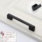 Zinc Kitchen Cabinet Handles Drawer Bar Handle Pull black color hole to hole size 128mm