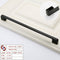 Zinc Kitchen Cabinet Handles Drawer Bar Handle Pull black color hole to hole size 320mm