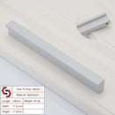 Zinc Kitchen Cabinet Handles Drawer Bar Handle Pull Silver 96mm