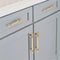 Luxury Design Kitchen Cabinet Handles Drawer Bar Handle Pull Gold 160MM