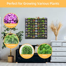 72 Pockets Wall Hanging Planter Planting Grow Bag Vertical Garden Vegetable Flower Black