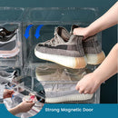 1 Pack Large Acrylic Shoe Box Storage Side Door Open Stackable Boxes Transparent Clear Display Case