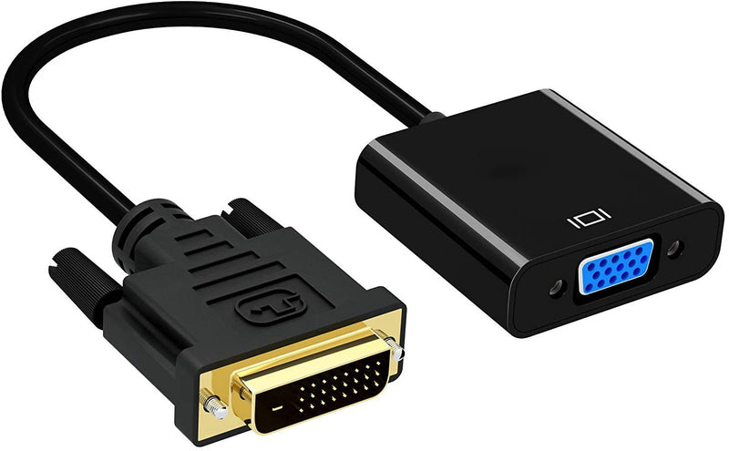 DVI to VGA Adapter,ABLEWE 1080p Active DVI-D to VGA Adapter Converter 24+1 Male to Female Adapter