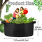 1 Pack 200 Gallon 125cm 60cm Grow Bag Heavy Duty Thickened Plant Pots with Handles for Farming Gardening Tree