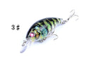 4x 7.5cm Popper Crank Bait Fishing Lure Lures Surface Tackle Saltwater