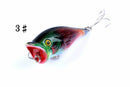 4X 6.5cm Popper Poppers Fishing Lure Lures Surface Tackle Fresh Saltwater