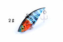 6x 6.5cm Vib Bait Fishing Lure Lures Hook Tackle Saltwater