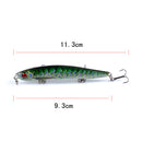 6x Popper Poppers 9.3cm Fishing Lure Lures Surface Tackle Fresh Saltwater